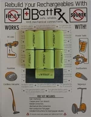 Bosch 10.8V NiMH Rechargeable Battery Upgrade Kit